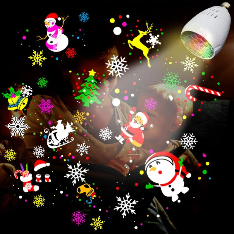 Bombillo Proyector Navideño Led🎄🎅 OFERTA DE PREVENTA 50% Dcto