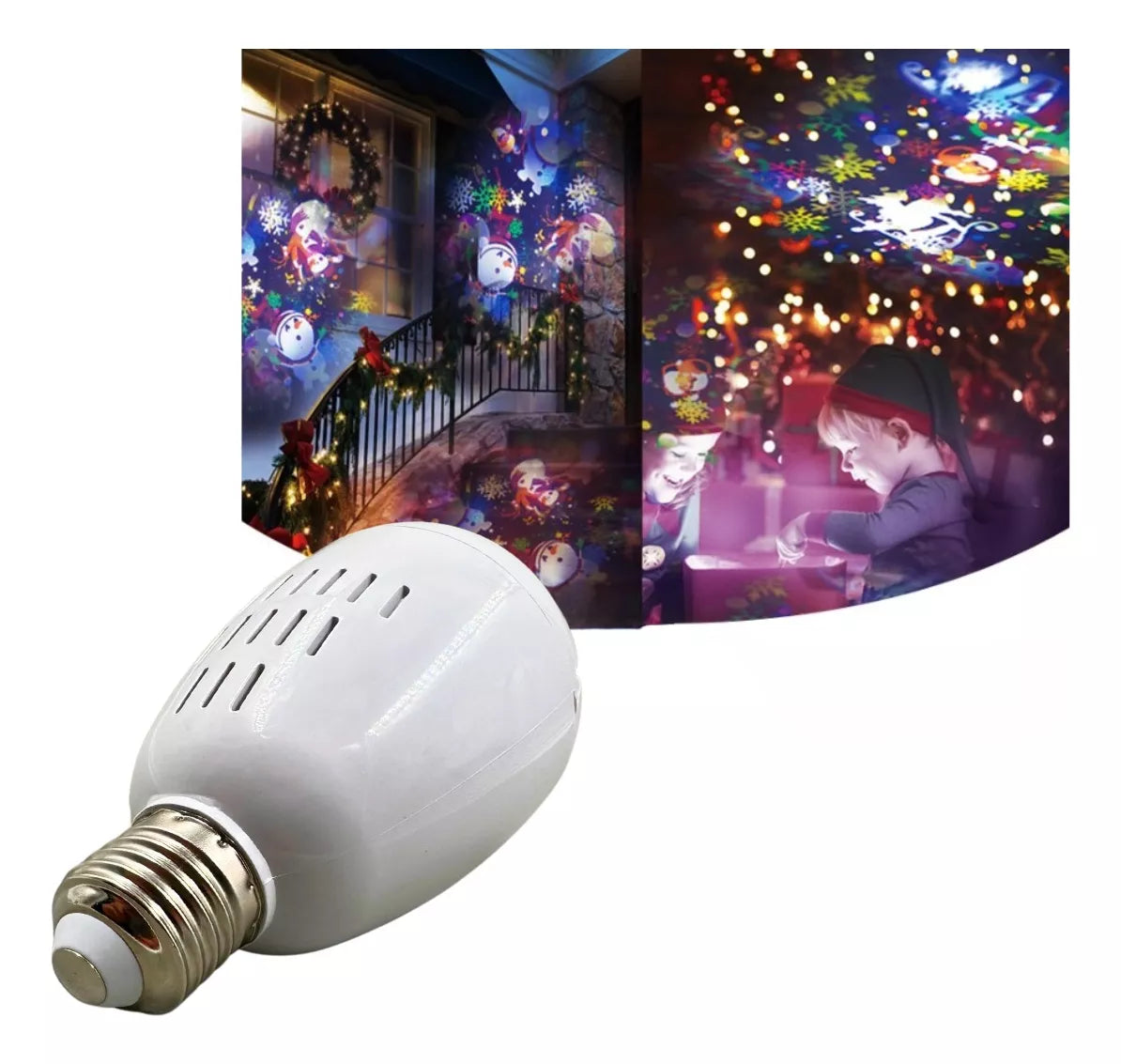 Bombillo Proyector Navideño Led🎄🎅 OFERTA DE PREVENTA 50% Dcto