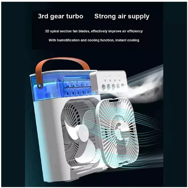 Super Ventilador, Aire acondicionado y Humificador 3 en 1  OFERTA ⭐⭐⭐⭐⭐